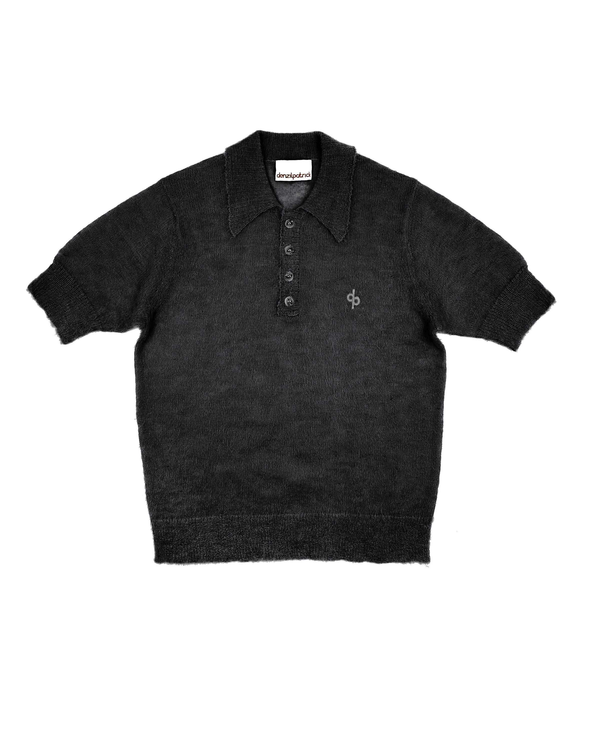 mohair polo - short sleeve