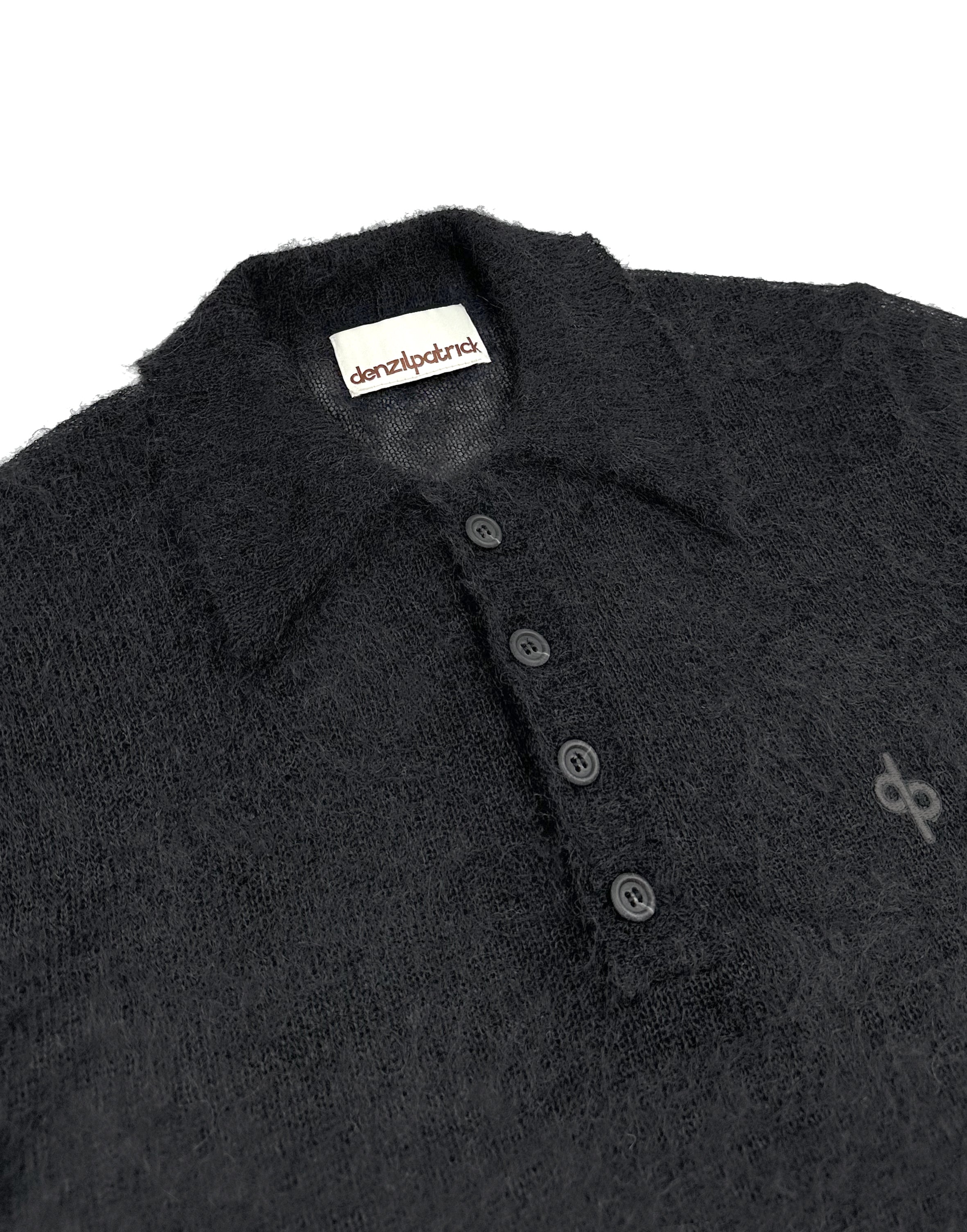 mohair polo - short sleeve
